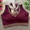 Tew Heavy Pure Roman Silk Fancy Blouses Wholesale Distributors In India